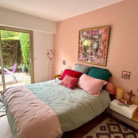 아파트 Superbe 3p Boheme, Juan Les Pins, Jardin, 900m De La *