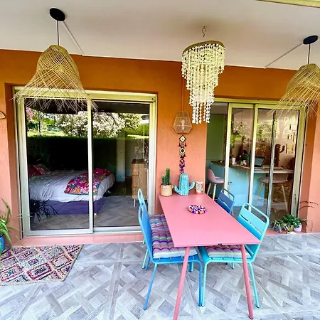 Superbe 3p Boheme, Juan Les Pins, Jardin, 900m De La