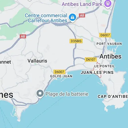 Superbe 3p Boheme, Juan Les Pins, Jardin, 900m De La 아파트 *